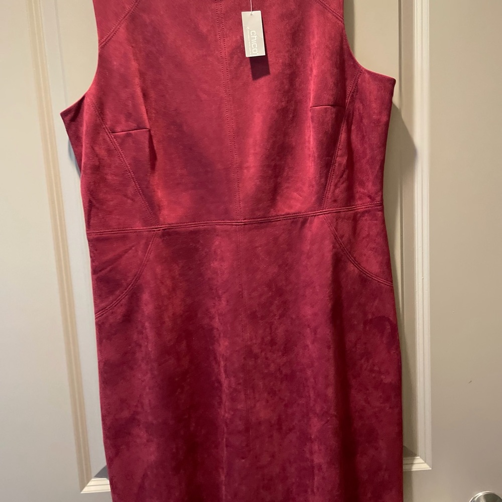Chicos dress suede like 2.5 size